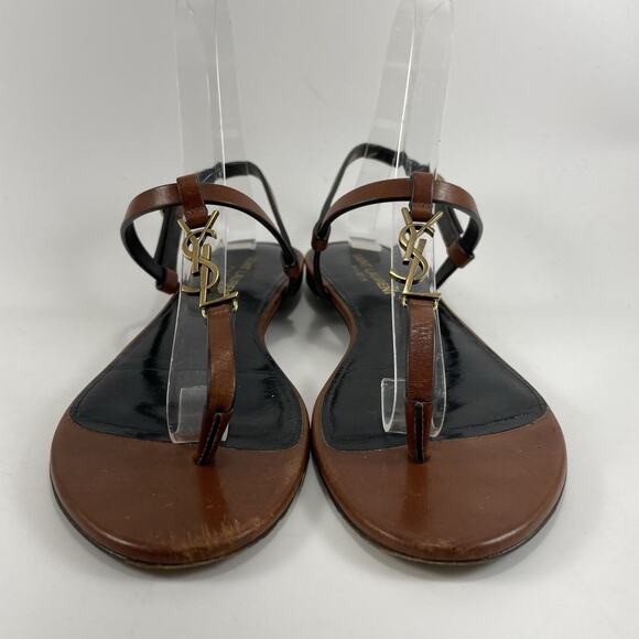 Yves Saint Laurent YSL Cassandra Flats Womens Size 36.5 US Size 6.5 Slingback - Picture 1 of 9